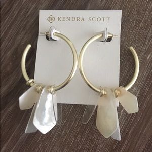 Kendra Scott Gaby Hoop Statement Earrings